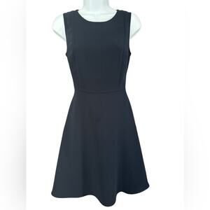 Talbots Women’s Sleeveless Dress, Navy Blue, Size 4P